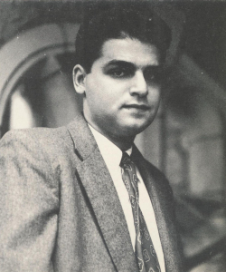 Rubin in 1956, his senior year at Oglethorpe.