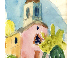Hermann Hesse: Church in Arcegno