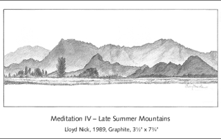 Lloyd Nick: Meditation IV - Late Summer Mountains