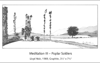 Lloyd Nick: Meditation III - Poplar Soldiers