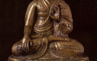 Portrait of a Lama, a Living Buddha
