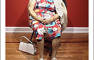 Duane Hanson: Old Lady on a Folding Chair