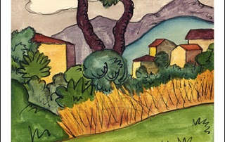 Hermann Hesse: Ticino Landscape 1920