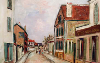 Maurice Utrillo: Rue de L'abrenoi, Montmartre