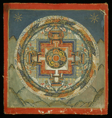 69.Mantric Syllable Mandala