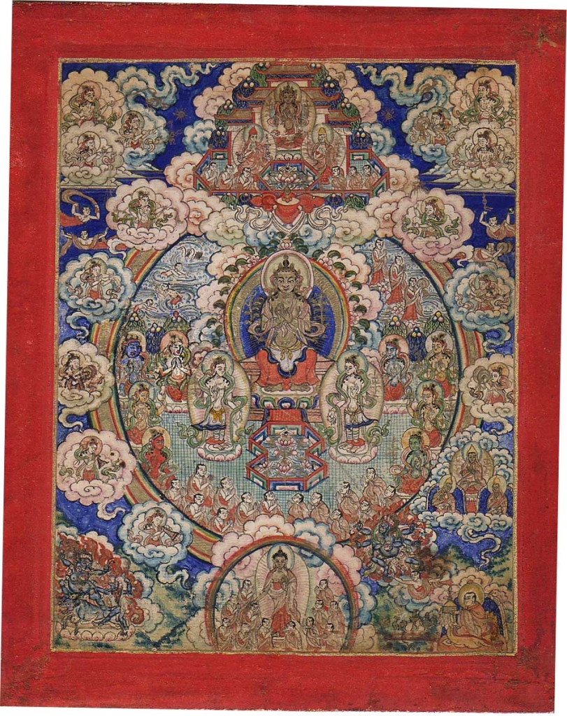 71. Maitreya and 100s in Tushita copy