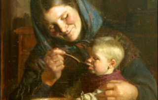 Ana Ancher: Mother and Child