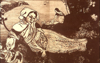 Armand Seguin: Allegory of Spring or Woman at the Sea at Le Pouldu - La Primavera