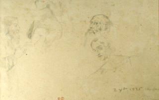 Eugene Delacroix: Figure studies