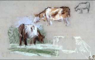Camile Pissarro: Study of Cows