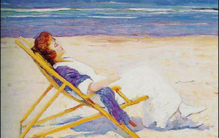 Maurice Goth: Beach Scene