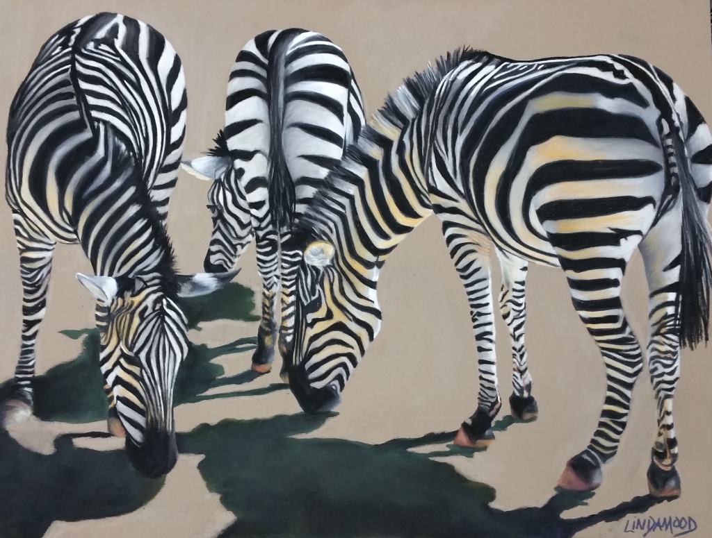 Patsy Lindamood, We Three Zed, 2016, Pastel on paper, Courtesy of the Artist and Southeastern Pastel Society
